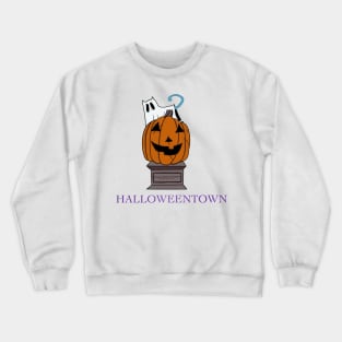 Halloweentown Ghost Cat Crewneck Sweatshirt